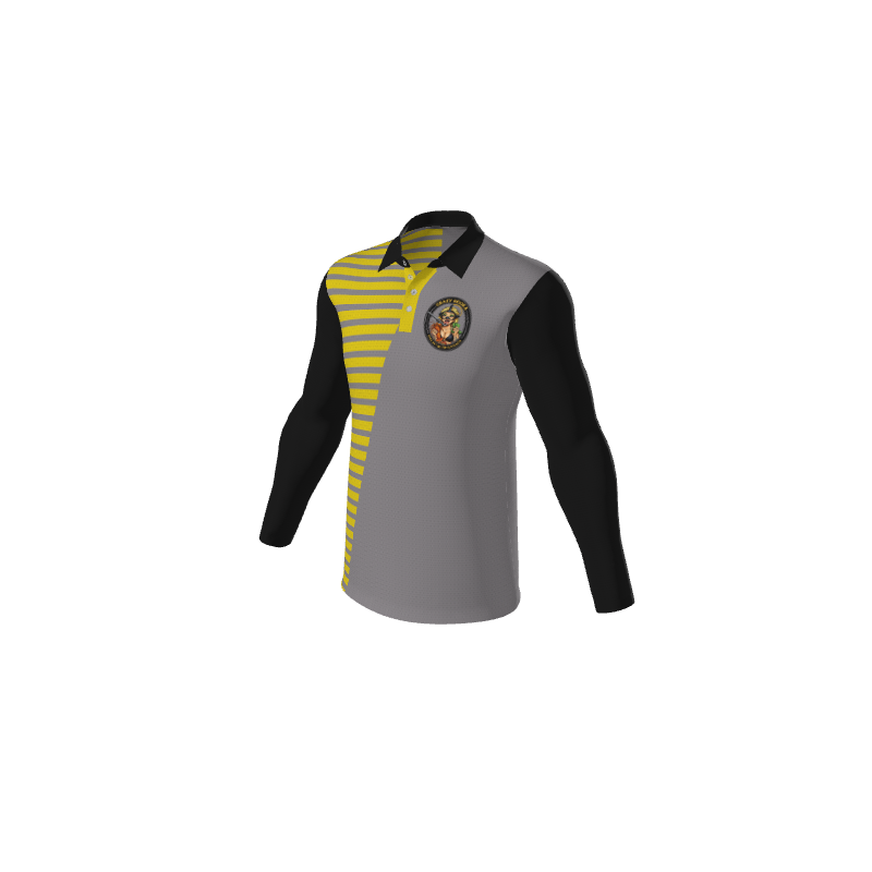 Polo Shirts 1.18 Mens Active Long Sleeve Polo. (x 5)