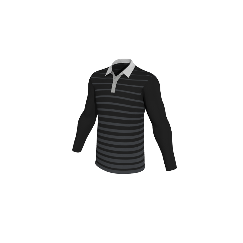 Design Your Own Polo Shirts 1.5 Mens Active Long Sleeve Polo. (x 5) - OTG - Create Custom Gear