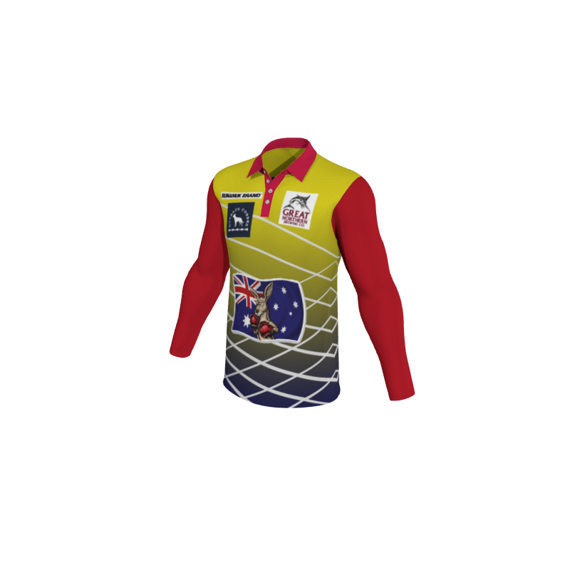 Design Your Own Polo Shirts 1.12 Mens Active Long Sleeve Polo. (x 6)