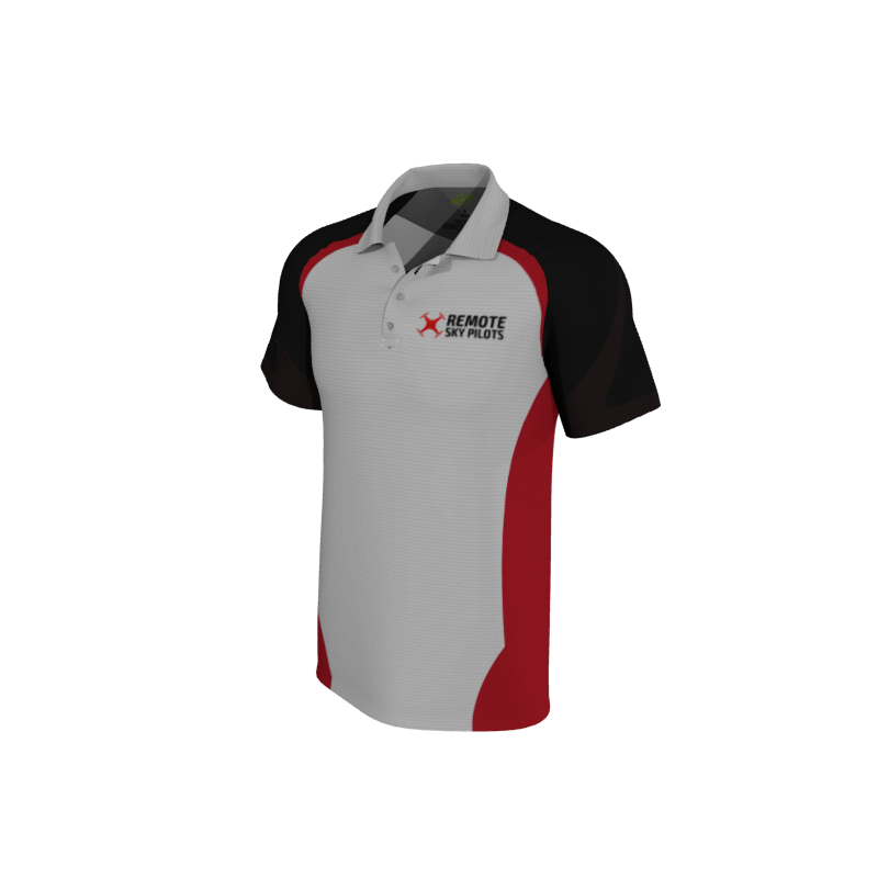 Design Your Own Polo Shirts 1.1 Mens Active Raglan Polo. (x 5) - OTG - Create Custom Gear