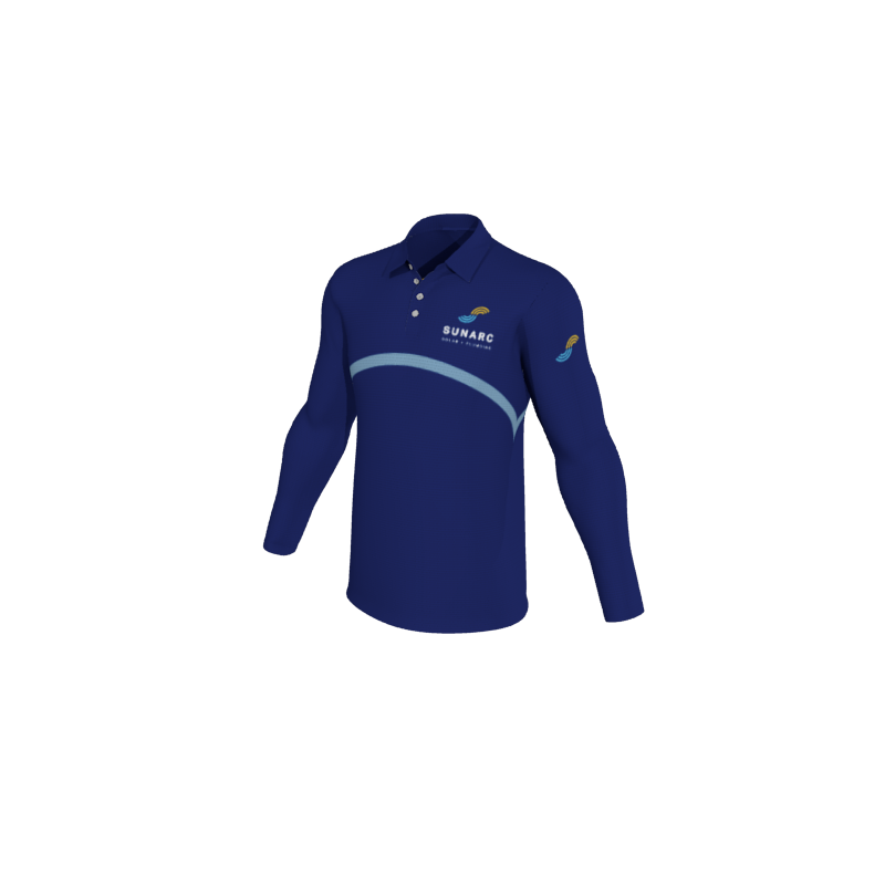Design Your Own Polo Shirts 1.17 Mens Active Long Sleeve Polo. (x 5) - OTG - Create Custom Gear