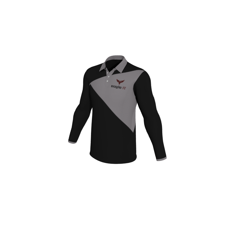 Design Your Own Polo Shirts 1.3 Mens Active Long Sleeve Polo. (x 9)