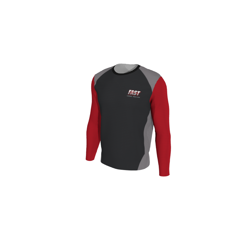 Design Your Own Running Apparel 1.1 Mens Active Long Sleeve Tee. (x 5) - OTG - Create Custom Gear
