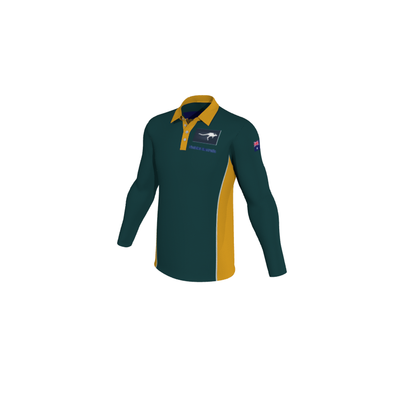 Design Your Own Polo Shirts 1.1 Mens Active Long Sleeve Polo. (x 5) - OTG - Create Custom Gear