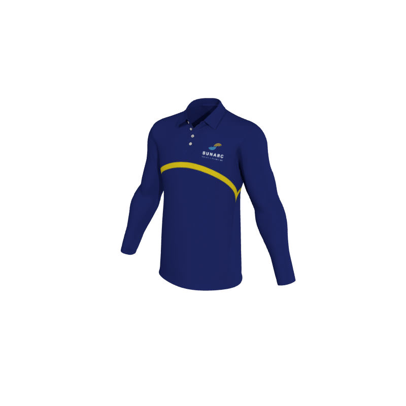 Design Your Own Polo Shirts 1.17 Mens Active Long Sleeve Polo. (x 5) - OTG - Create Custom Gear
