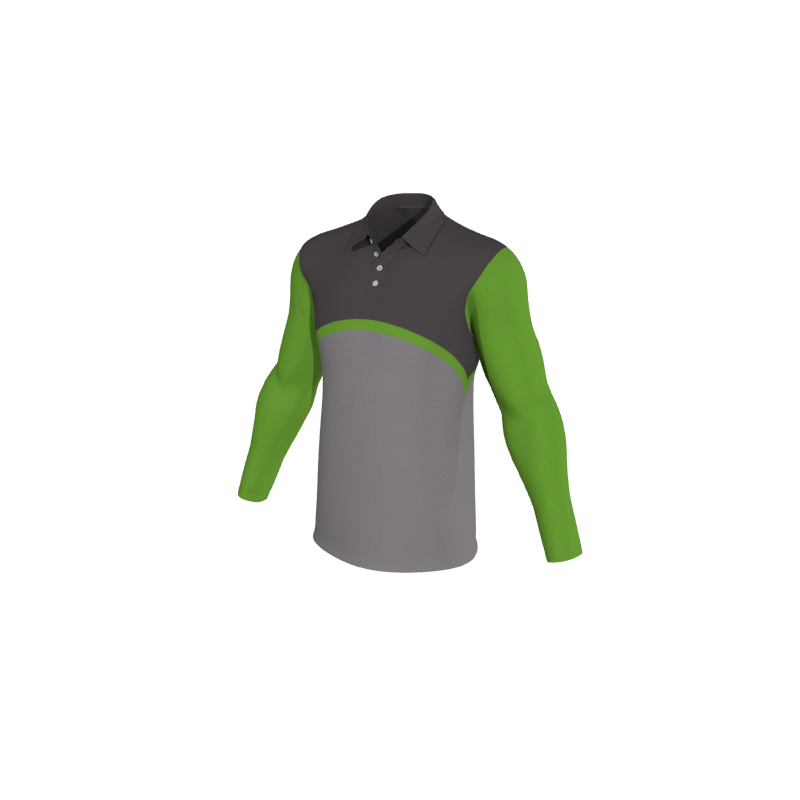 Design Your Own Polo Shirts 1.17 Mens Active Long Sleeve Polo. (x 8)