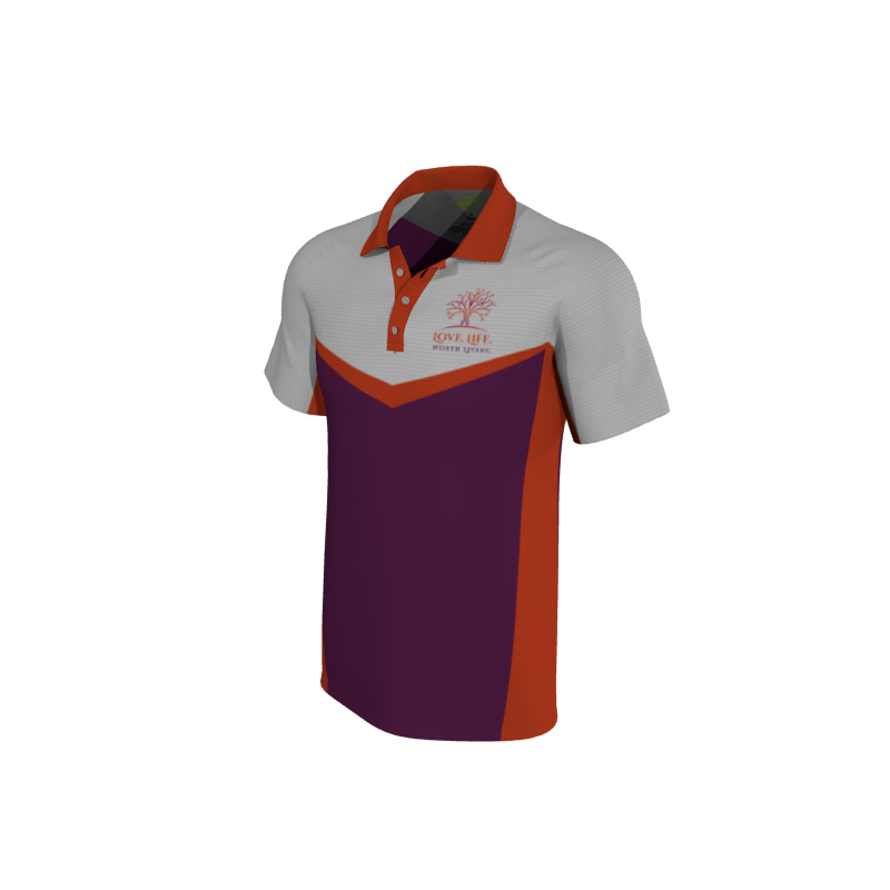 Design Your Own Polo Shirts 1.6 Mens Active Raglan Polo. (x 5)