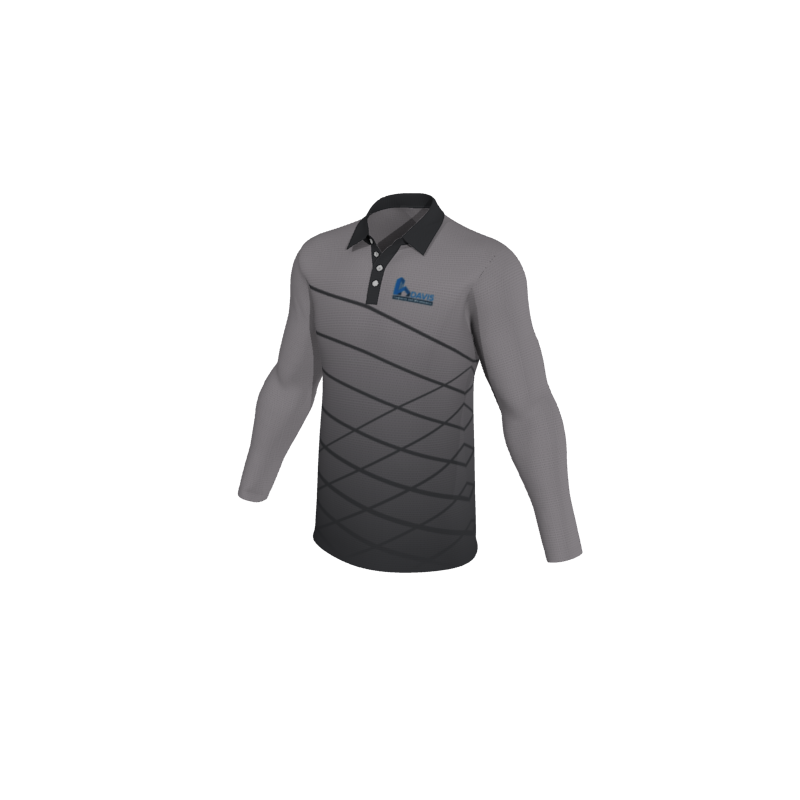 Design Your Own Polo Shirts 1.12 Mens Active Long Sleeve Polo. (x 19)