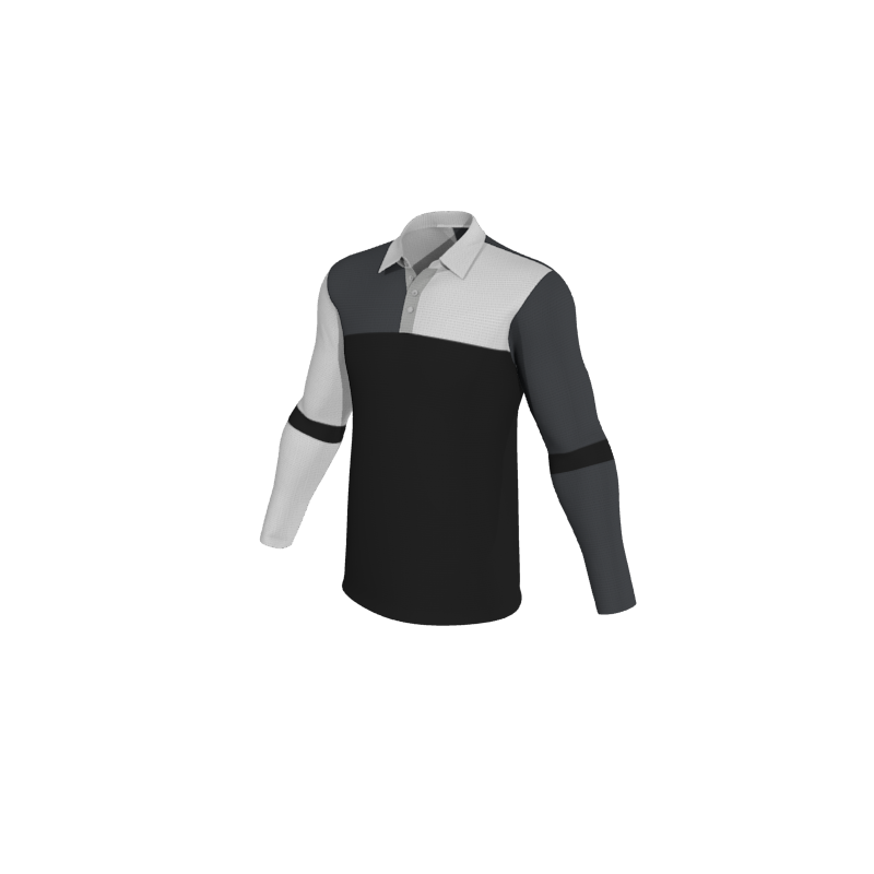 Design Your Own Polo Shirts 1.2 Mens Active Long Sleeve Polo. (x 5) - OTG - Create Custom Gear