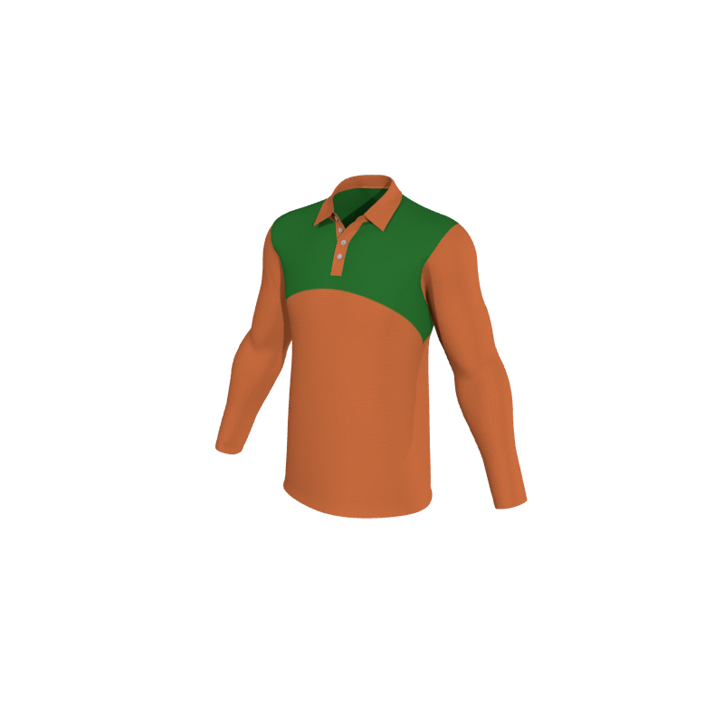 Design Your Own Polo Shirts 1.17 Mens Active Long Sleeve Polo. (x 5) - OTG - Create Custom Gear