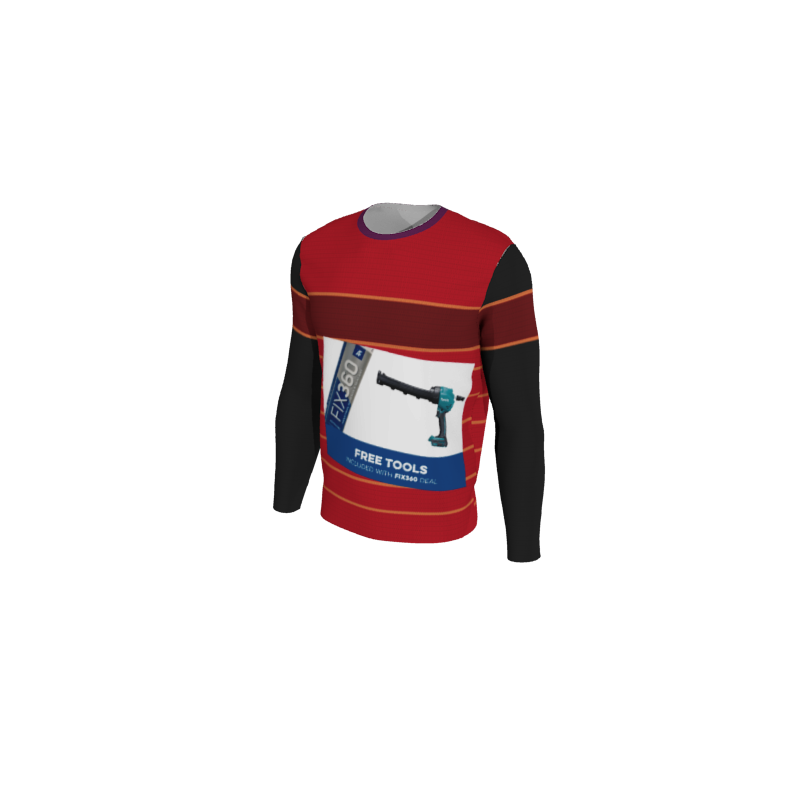 Design Your Own Running Apparel 1.7 Mens Active Long Sleeve Tee. (x 5)