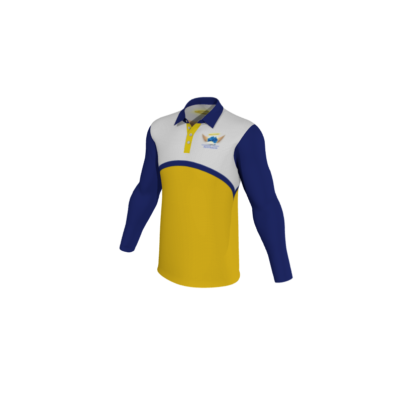 Design Your Own Polo Shirts 1.17 Mens Active Long Sleeve Polo. (x 5)