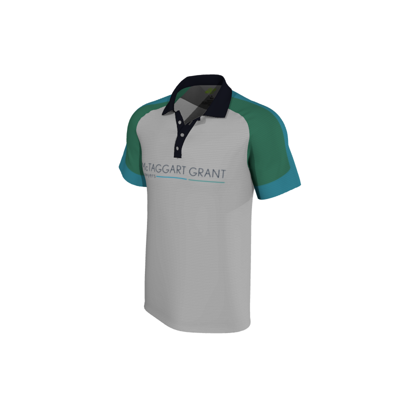 Design Your Own Polo Shirts 1.12 Mens Active Raglan Polo. (x 10)