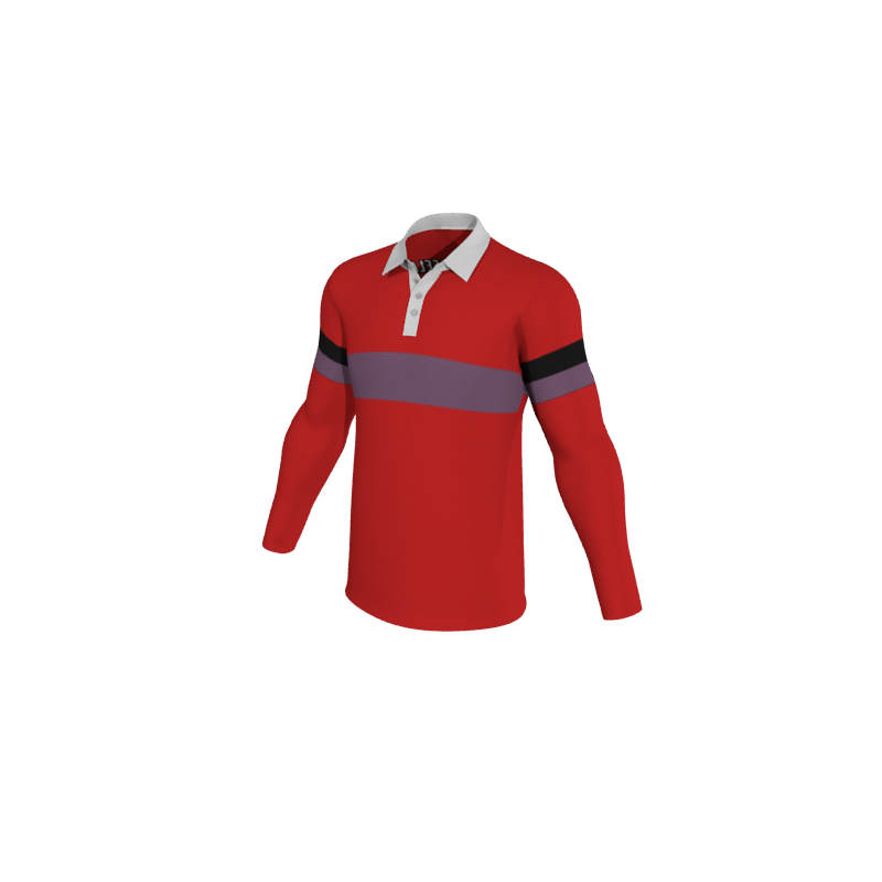 Design Your Own Polo Shirts 1.16 Mens Active Long Sleeve Polo. (x 5)