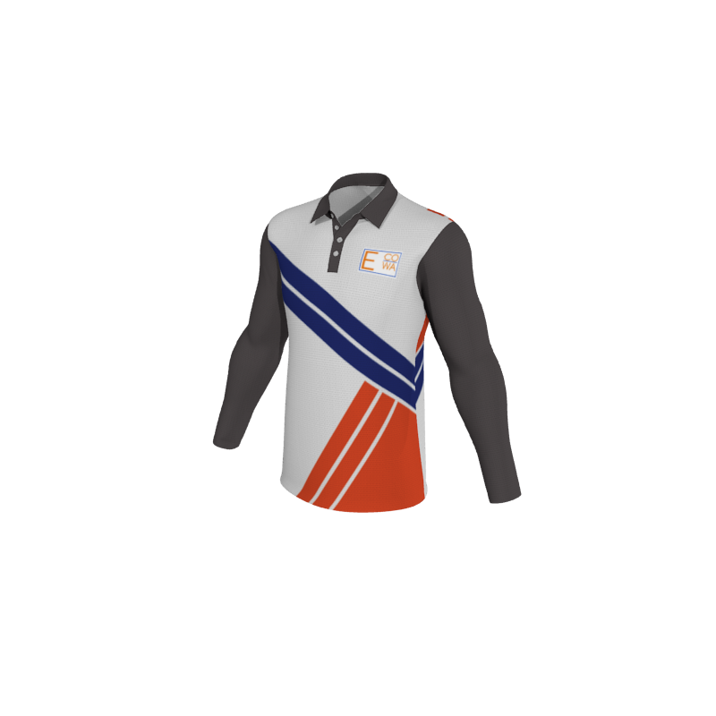 Design Your Own Polo Shirts 1.14 Mens Active Long Sleeve Polo. (x 5) - OTG - Create Custom Gear