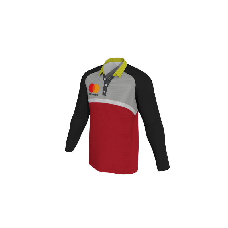 Design Your Own Polo Shirts 1.2 Mens LS Active Raglan Polo. (x 5) - OTG - Create Custom Gear