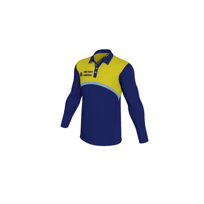 Design Your Own Polo Shirts 1.17 Mens Active Long Sleeve Polo. (x 5) - OTG - Create Custom Gear