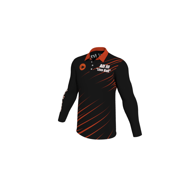 Design Your Own Polo Shirts 1.13 Mens Active Long Sleeve Polo. (x 5) - OTG - Create Custom Gear
