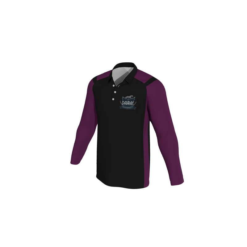 Design Your Own Polo Shirts 1.1 Mens LS Active Raglan Polo. (x 5) - OTG - Create Custom Gear