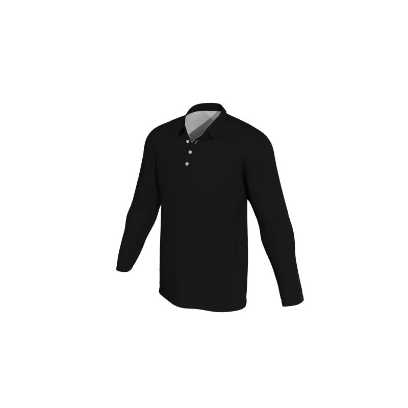 Design Your Own Polo Shirts 1.3 Mens LS Active Raglan Polo. (x 5)