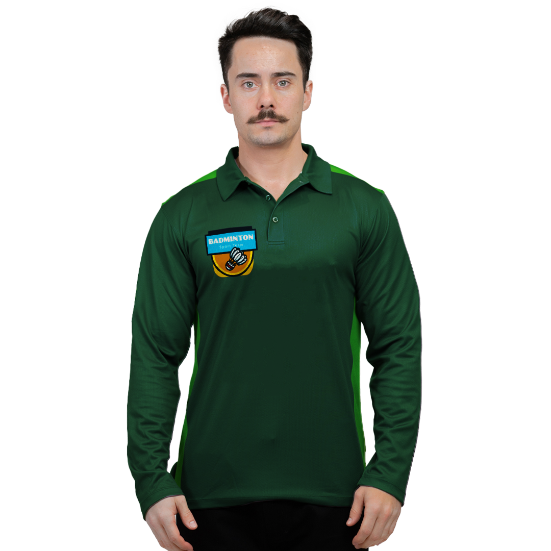 Badminton Polo (LS) - OTG - Create Custom Gear