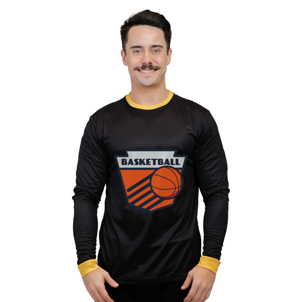  Custom Basketball Warm Up T-Shirt | Adult Sizes | Add Your Team  Name | Long Sleeve, Unisex, Performance Tee : Sports & Outdoors