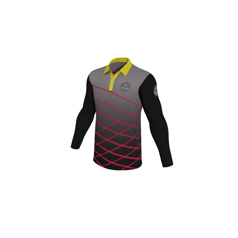 Design Your Own Polo Shirts 1.12 Mens Active Long Sleeve Polo. (x 10)