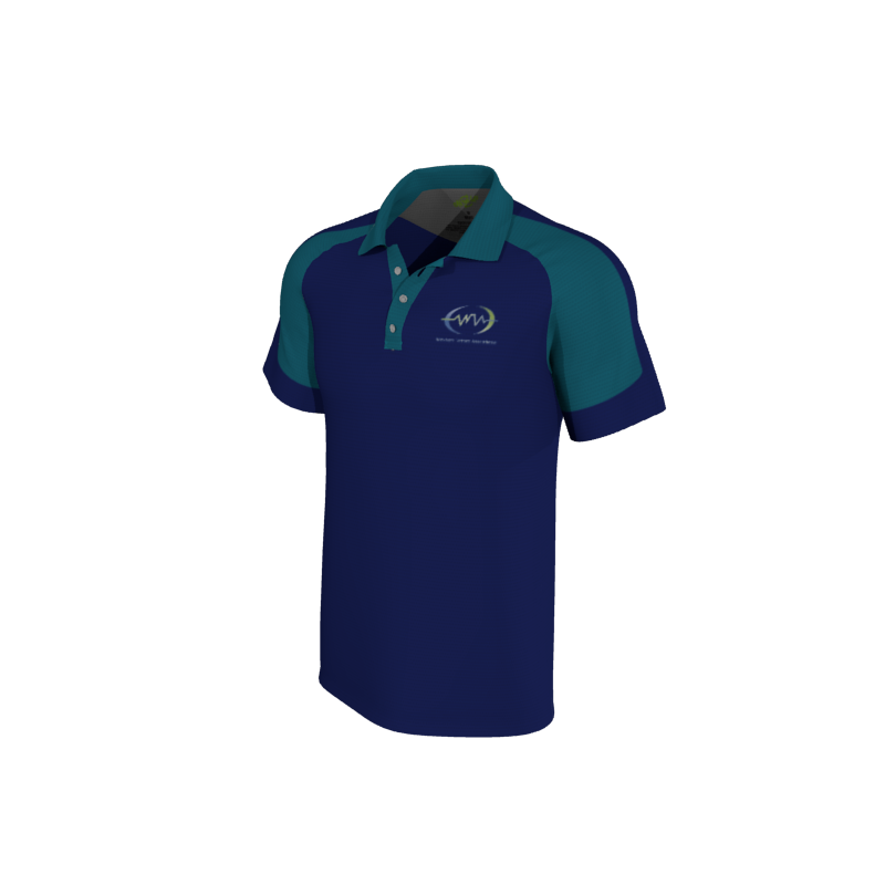 Design Your Own Polo Shirts 1.12 Mens Active Raglan Polo. (x 5) - OTG - Create Custom Gear