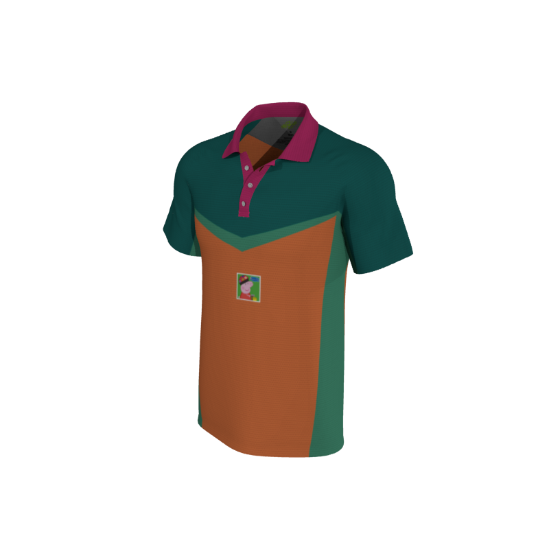 Design Your Own Polo Shirts 1.6 Mens Active Raglan Polo. (x 5)