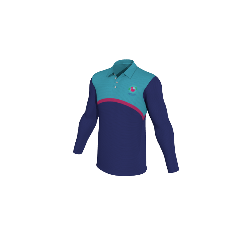 Design Your Own Polo Shirts 1.17 Mens Active Long Sleeve Polo. (x 6)