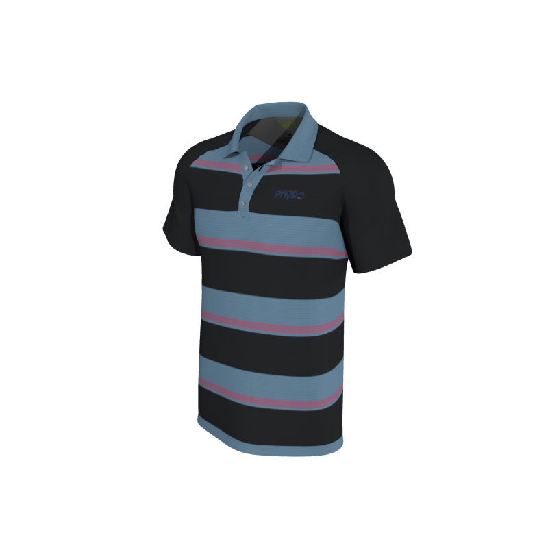 Design Your Own Polo Shirts 1.10 Mens Active Raglan Polo. (x 5)