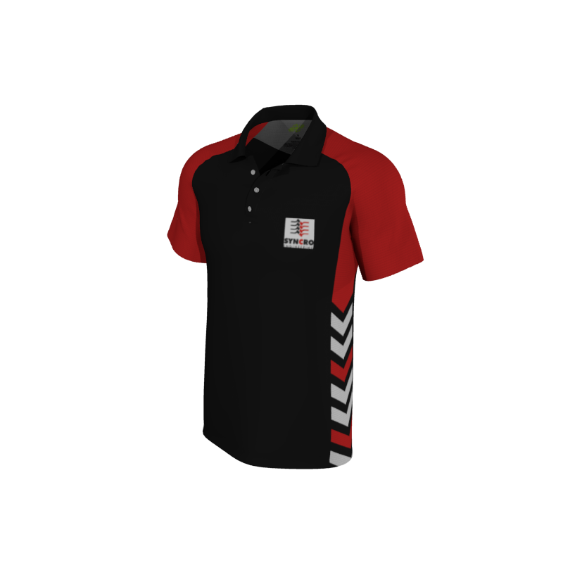 Design Your Own Polo Shirts 1.15 Mens Active Raglan Polo. (x 5) - OTG - Create Custom Gear